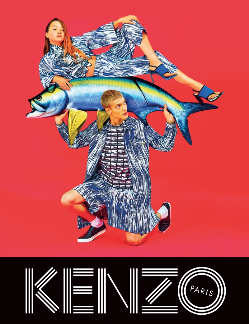 More Photos of Kenzo Spring/Summer 2014 Campaign Featuring Paul Boche