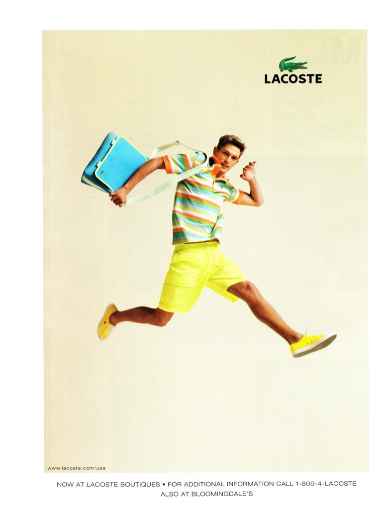 Grunde Vestlig Rend TBT | Mathias Lauridsen for Lacoste S/S '11 | The Fashionisto