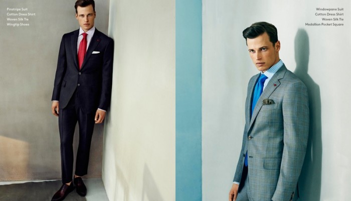 Lighten Up: Lars Burmeister Dons ISAIA Spring 2014 for Barneys New York ...