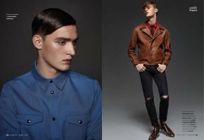 Otto Lotz Rocks Spring Denim & Jeans for Esquire España – The Fashionisto