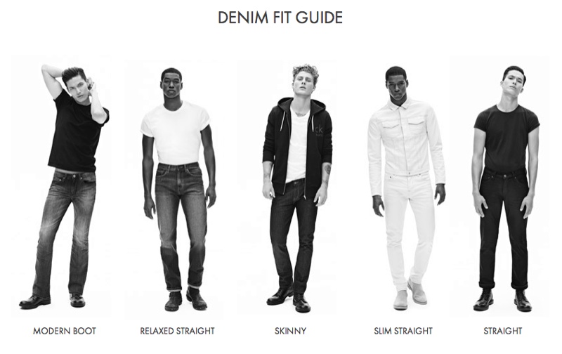 calvin klein men's straight fit denim jeans