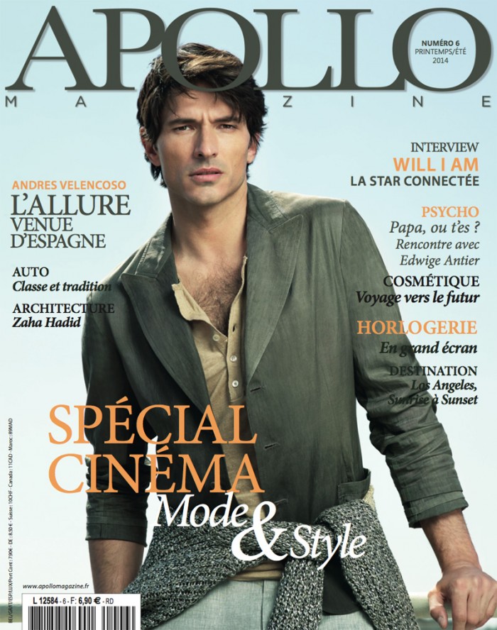 Andres Velencoso Segura Covers Apollo Magazine – The Fashionisto