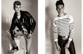 Leather & Denim: Shayne Davis + George Elliott for GQ Style Germany ...