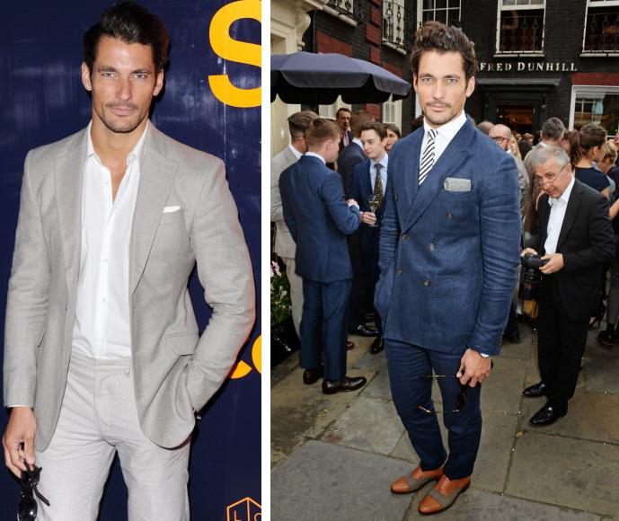 Style Watch: David Gandy at London Collections: Men