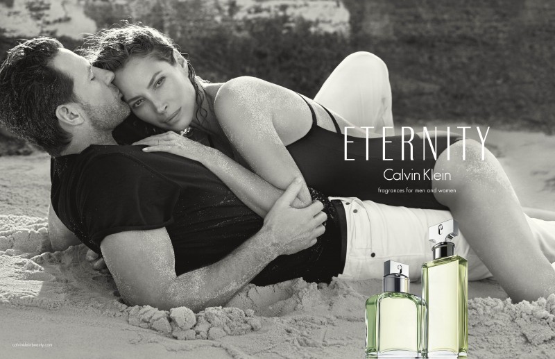 Edward Burns and Christy Turlington star in Calvin Klein's Eternity fragrance campaign.