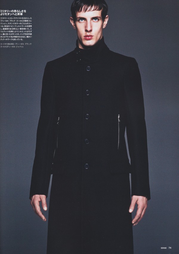 Aaron Vernon Models Fall Designer Looks for Sense Magazine – The ...