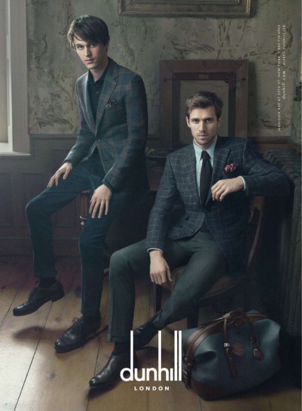 Dunhill Fall/Winter 2014 Campaign with Andrew Cooper, Tara Ferry ...