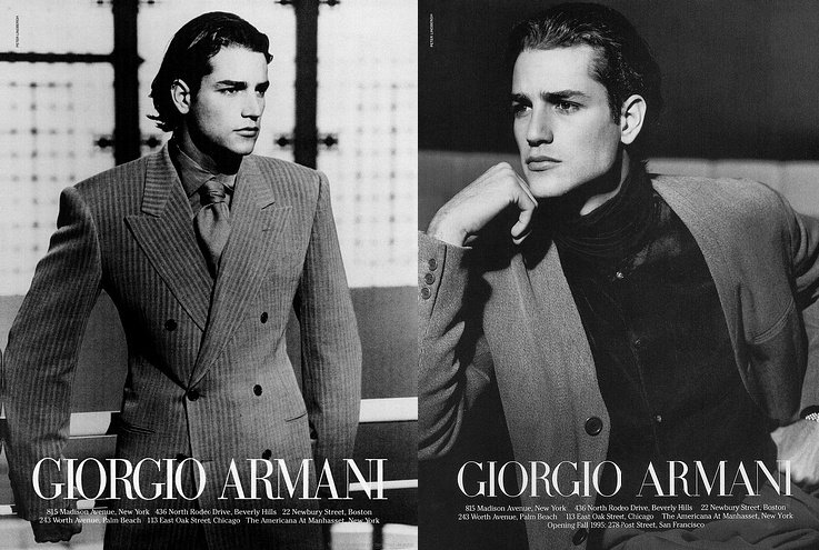 10 Stylish Giorgio Armani Advertisements – The Fashionisto