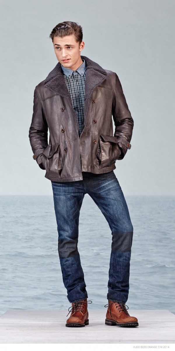 Hugo Boss Orange Revisits Men's Denim Styles for Fall/Winter 2014