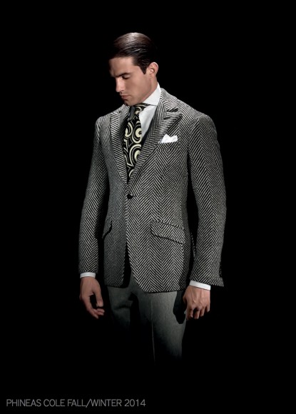 Phineas Cole Presents Elegant Suits for Gotham-Inspired Fall 2014 ...