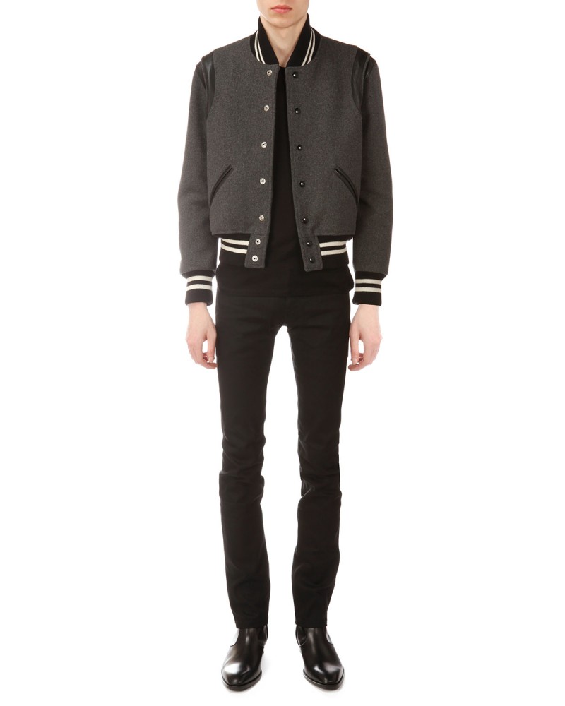 Saint Laurent Teddy Varsity Jacket: Get This Must-Have Before It Sells ...