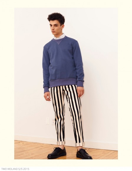 Timo Weiland Does Casual Stripes + Solid Fashions for Spring 2015 ...