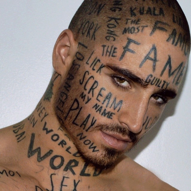 This Model Got 24 Tattoos on His Face to Make Him Stand Out