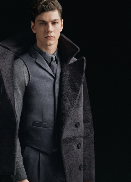 Emporio Armani Showcases Tailored Fashions for Fall/Winter 2014 ...