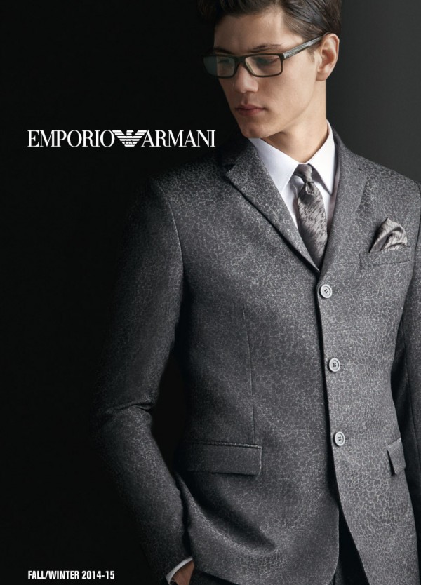 Emporio Armani Showcases Tailored Fashions For Fallwinter 2014