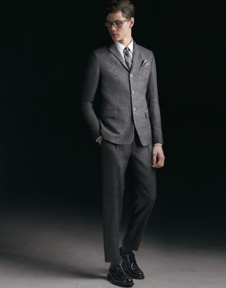 Emporio Armani Showcases Tailored Fashions for Fall/Winter 2014 ...