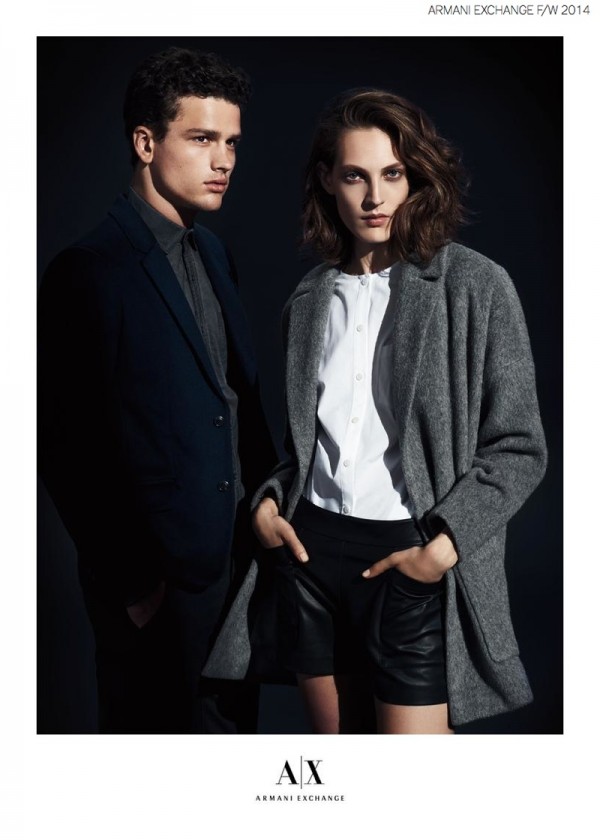 Simon Nessman Fronts Armani Exchange Fall/Winter 2014 Ad Campaign – The ...