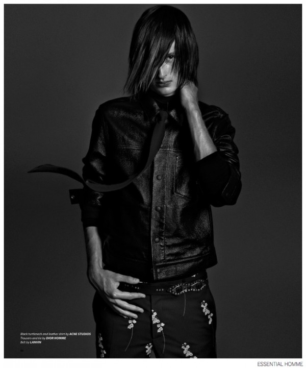 Nick Shaw Dons Bold Black & White Fashions for Essential Homme – The ...