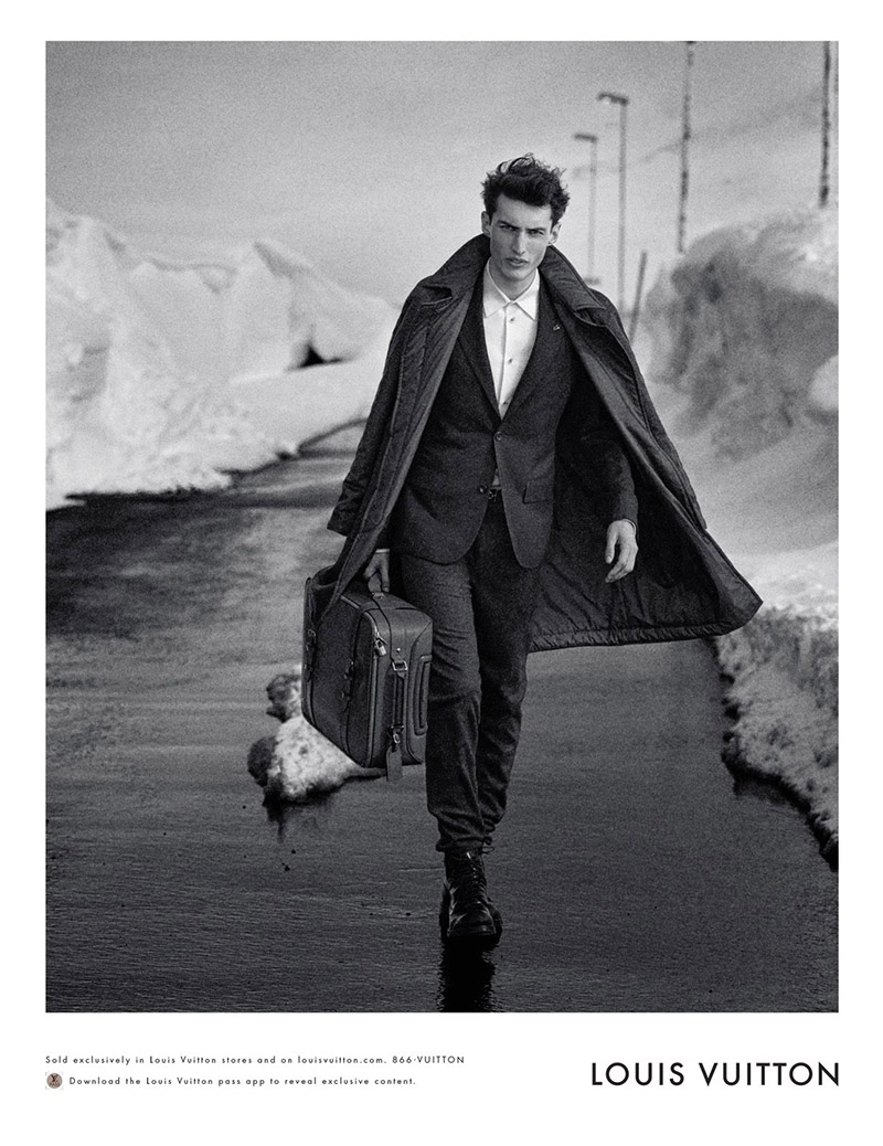 Charlie France Dons Luxe Tailored Outerwear for Louis Vuitton Fall/Winter  2014 Ad Campaign – The Fashionisto