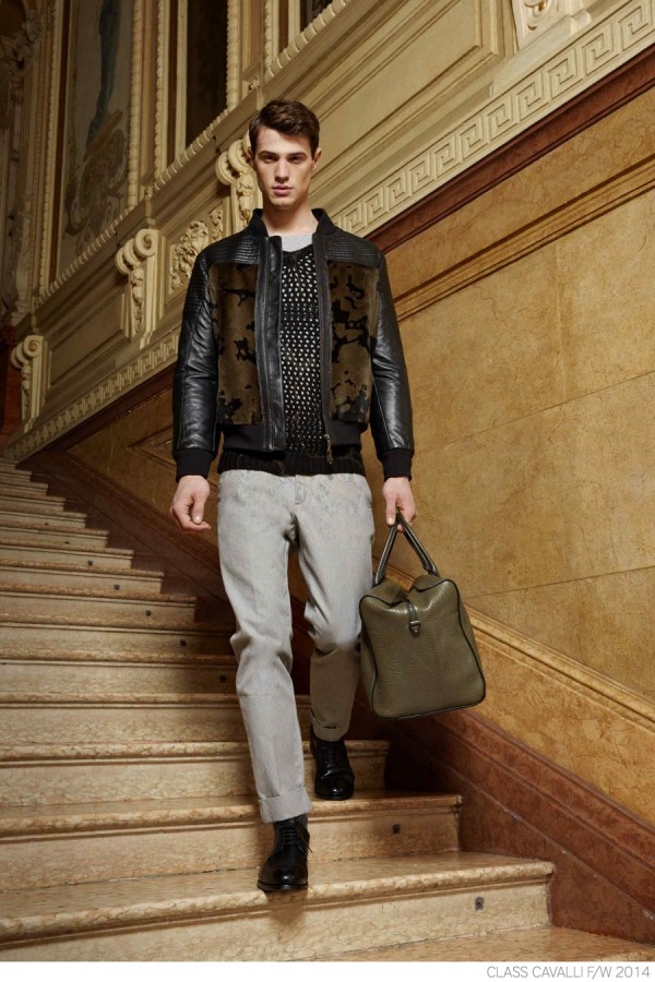 Class Cavalli Unveils Printed Suiting + Sportswear for Fall/Winter 2014 ...