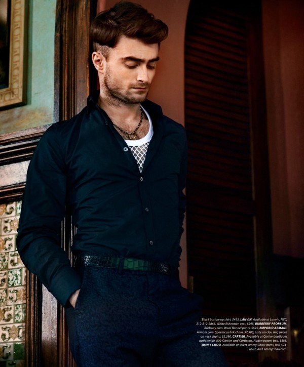 Daniel Radcliffe by Kevin Sinclair for Essential Homme August/September ...