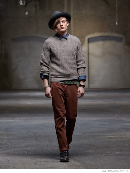 David Naman Embraces Modern Grunge Styles for Fall/Winter 2014 ...