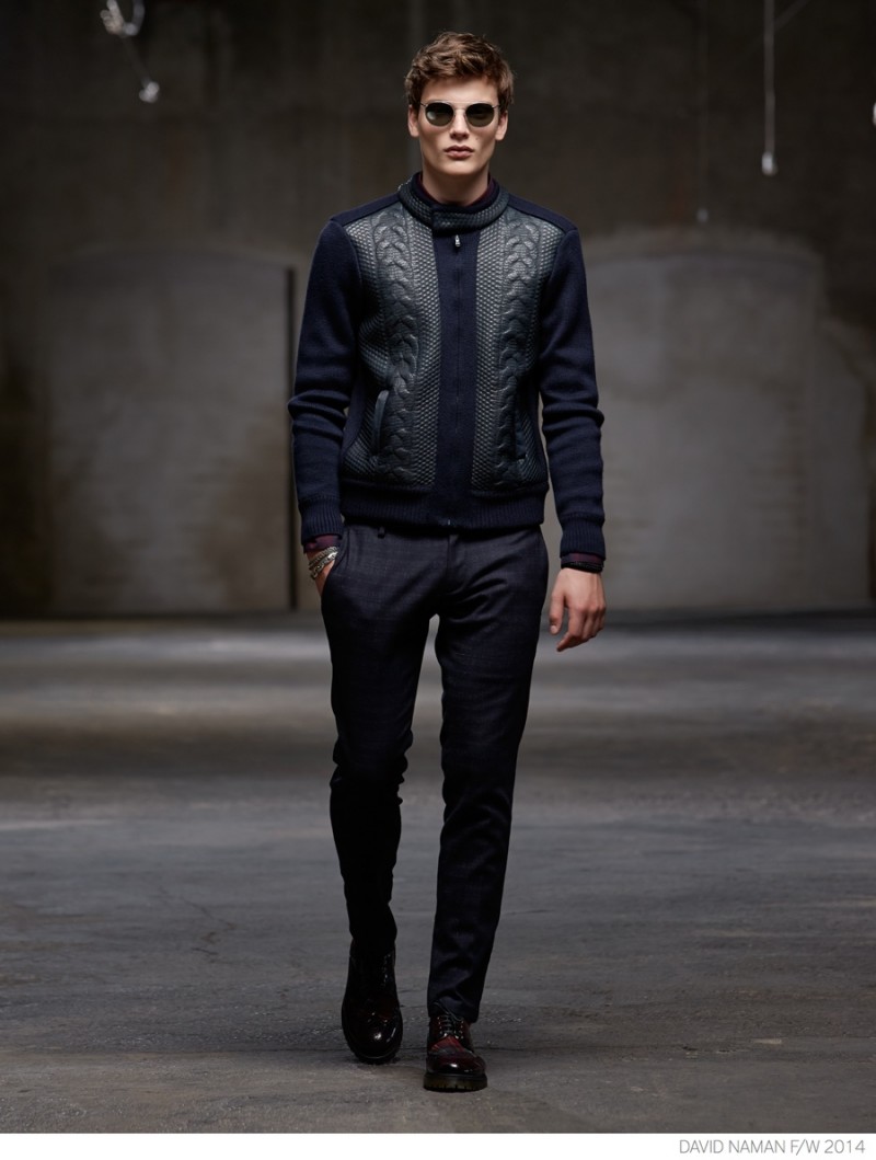 David Naman Embraces Modern Grunge Styles for Fall/Winter 2014 ...