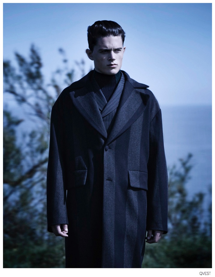 George Elliot Wears Tailored Autumn Fashions for QVEST – The Fashionisto