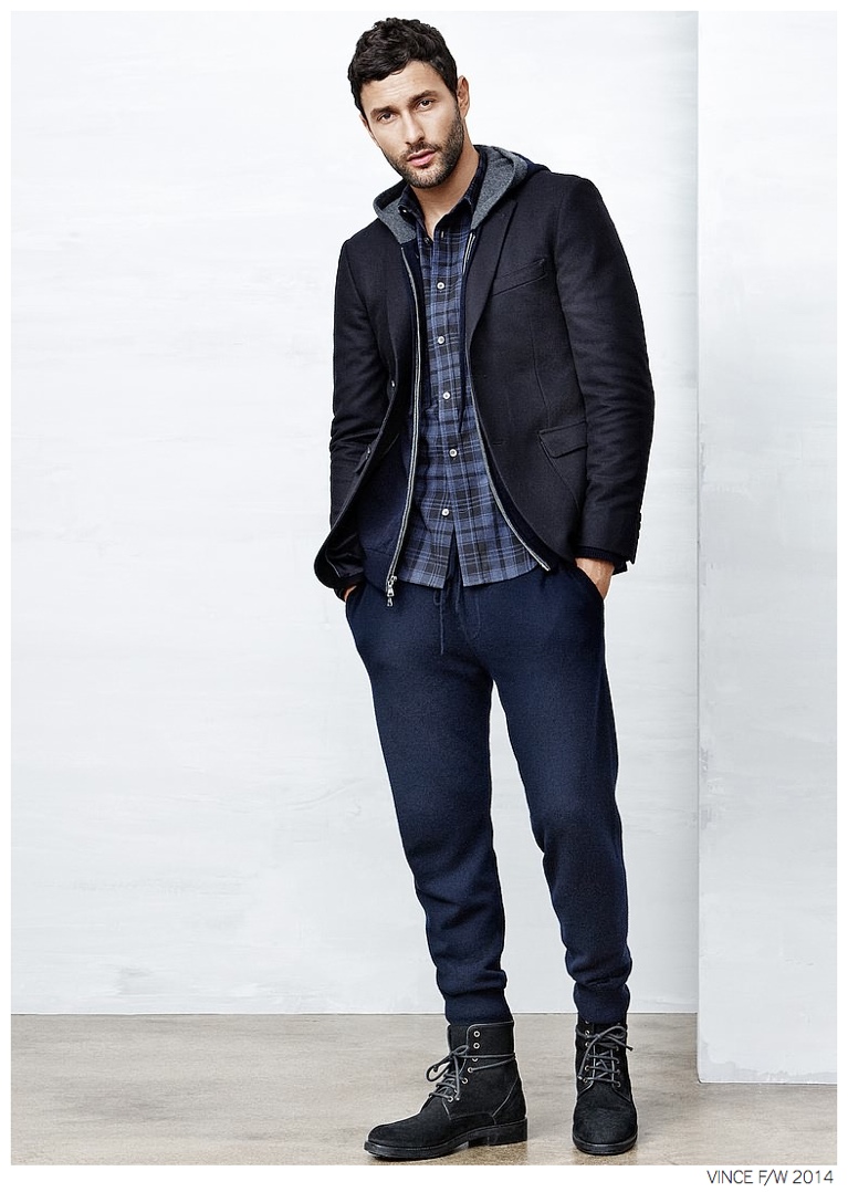Noah Mills Sports Casual Styles from Vince Fall/Winter 2014 Collection ...