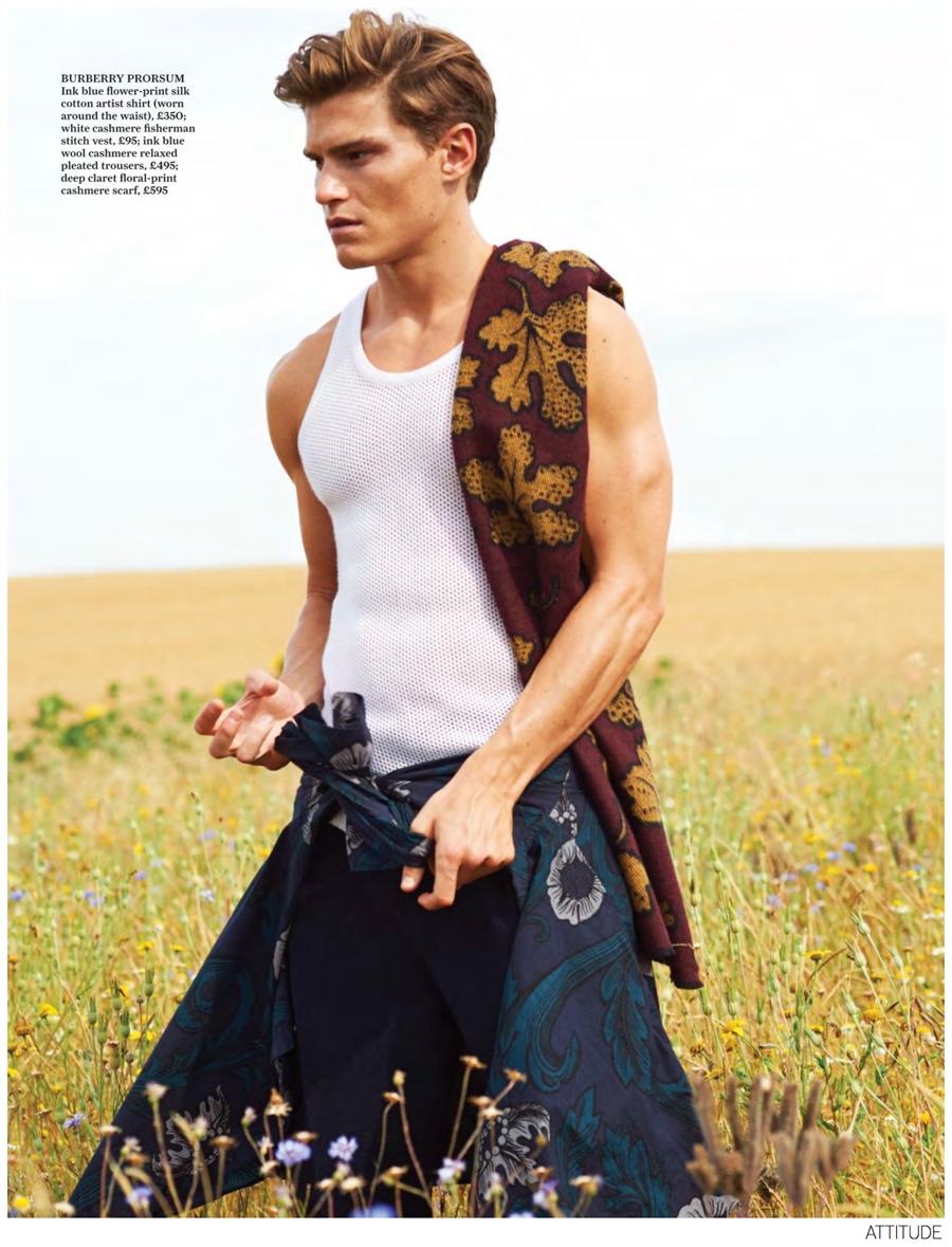 Oliver Cheshire Covers Attitude September 2014 Issue – The Fashionisto