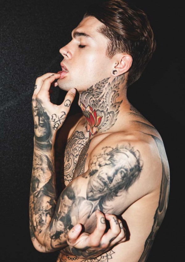 Stephen James Displays Tattoos in Photos by Darren Black | Page 2 | The