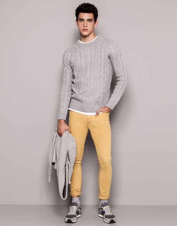 Xavier Serrano Models Trendy Young Clothes for Pull & Bear August 2014 ...