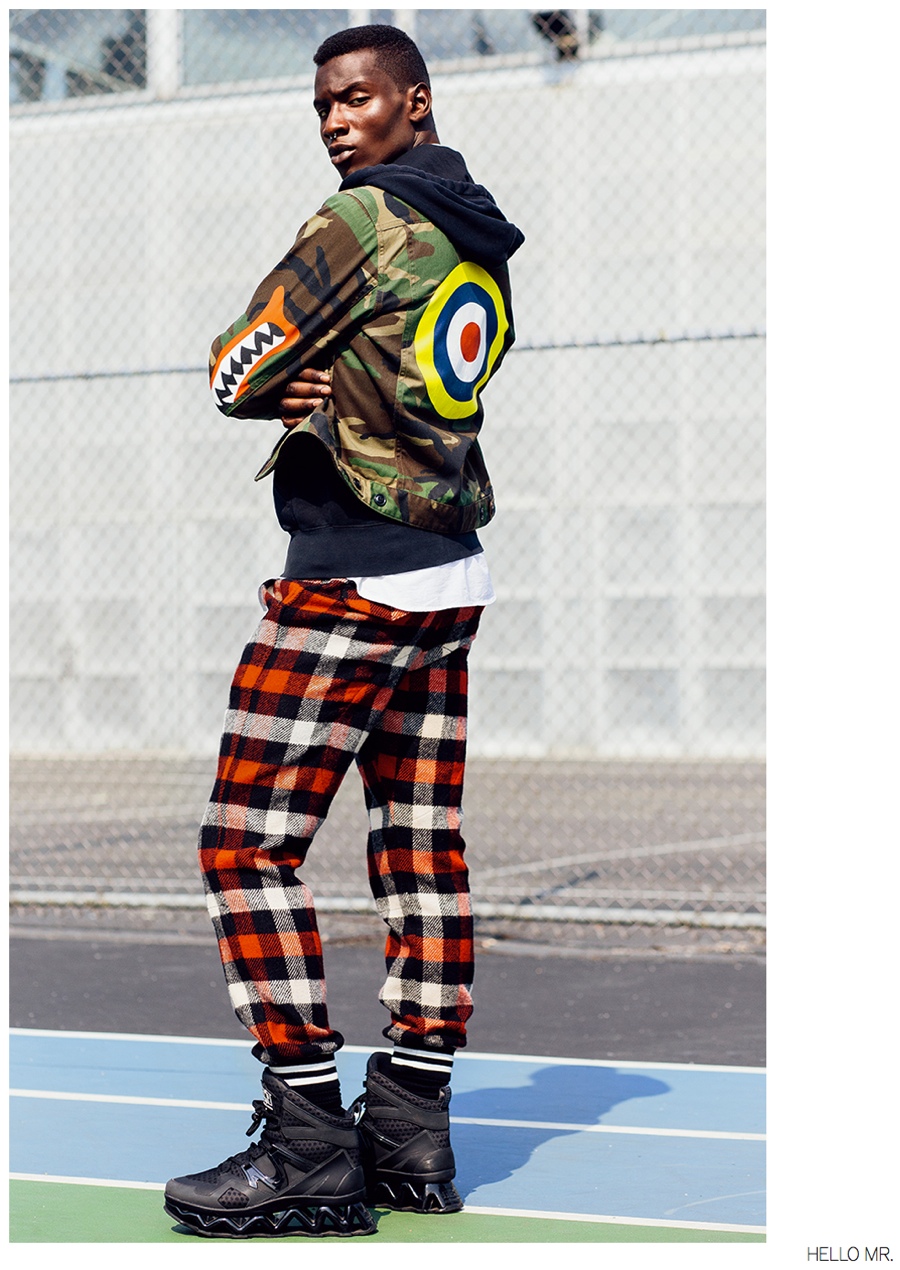 Adonis Bosso Hits the Basketball Court for Hello Mr. Magazine – The ...
