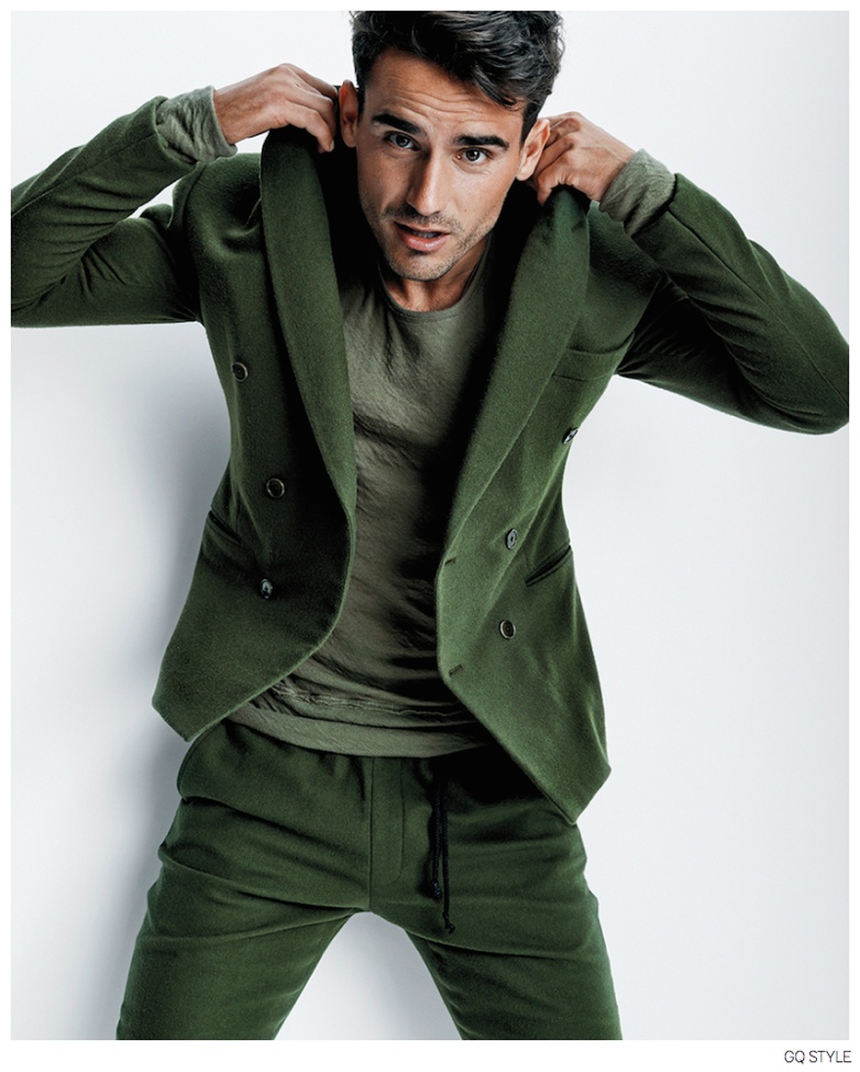 Arthur Kulkov Leaps Into Action for American GQ Style Fashion Editorial