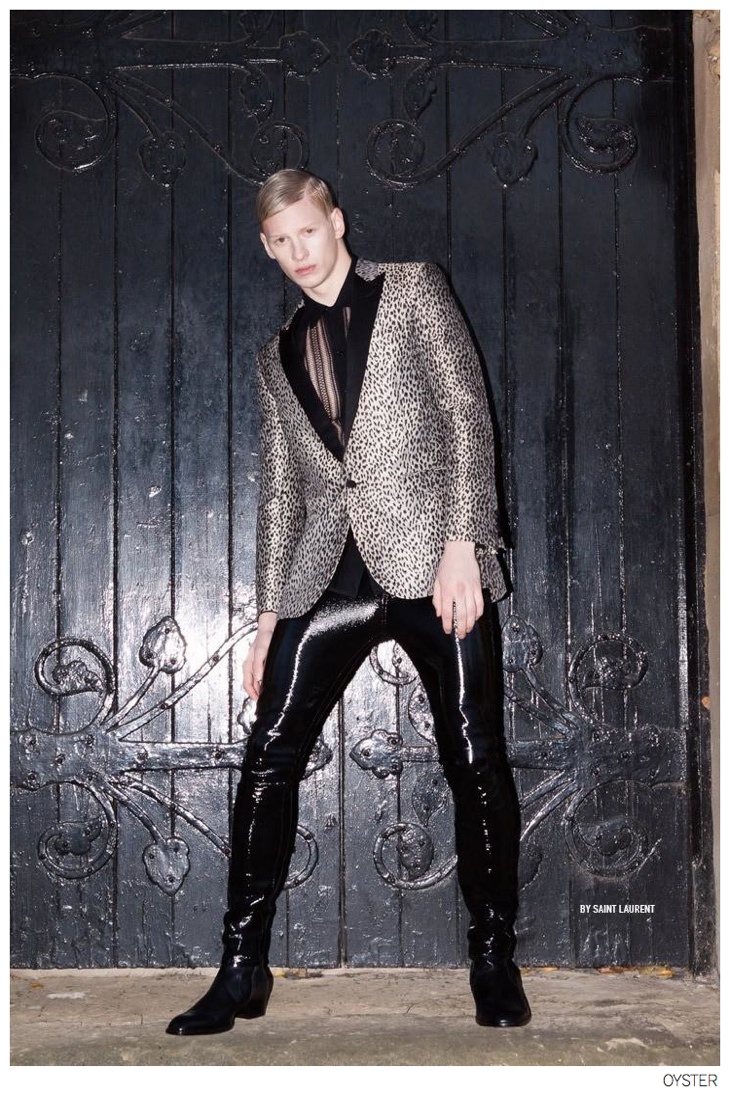 Claes Nordstrom Models Fall 2014 Looks from Saint Laurent, Paul Smith ...