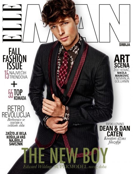 Edward Wilding Covers Elle Man Serbia September 2014 Issue – The ...