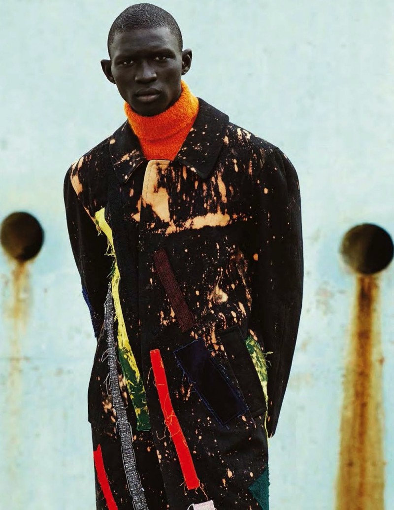 Fernando Cabral Models Raf Simons x Sterling Ruby Fall 2014 Collection ...