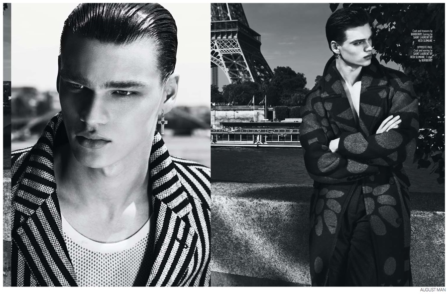 Filip Hrivnak Takes in a Parisian Day for August Man – The Fashionisto