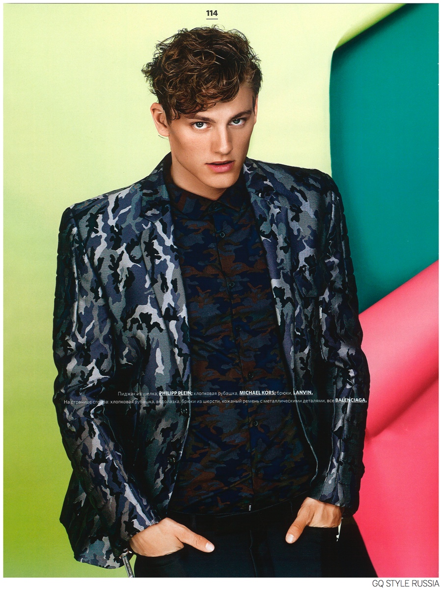 Demy Matzen + Mikkel Jensen Sport Fall Prints for GQ Style Russia – The ...