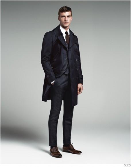 Clément Chabernaud Models Gucci Men's Tailoring Suit Collection – The ...