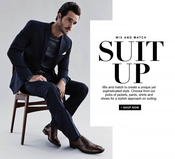 Justice Joslin Models Fall 2014 H&M Suits – The Fashionisto