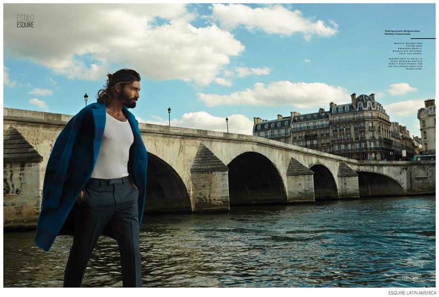 Maximiliano Patane Visits Paris for Esquire Latin America in Louis Vuitton  Fashion Feature – The Fashionisto