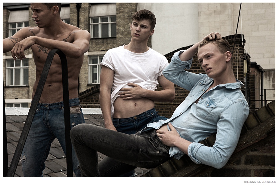 Rooftop Session: Ben, Asher & George by Leonardo Corredor – The Fashionisto