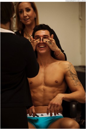 Parke and Ronen Backstage Spring Summer 2015 Brent Chua 045