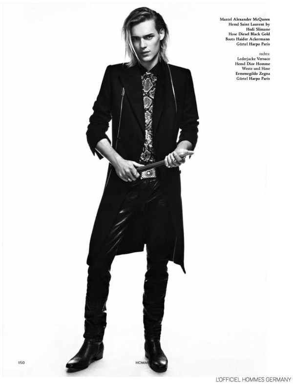 Ton Heukels Dons Fall Leather for L'Officiel Hommes Germany – The ...