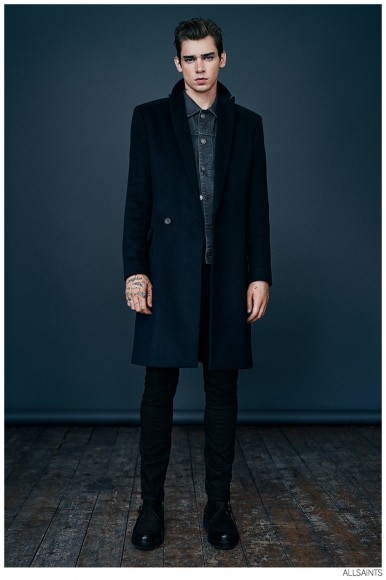 Cole Mohr Models Fall 2014 AllSaints Fashions – The Fashionisto