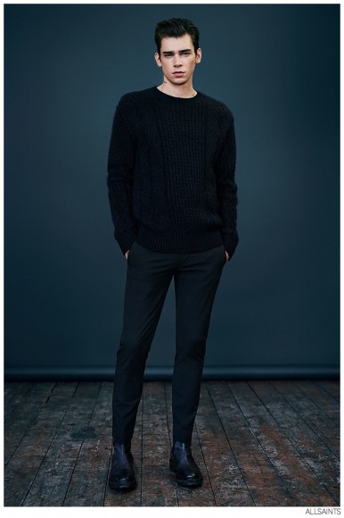 Cole Mohr Models Fall 2014 AllSaints Fashions – The Fashionisto