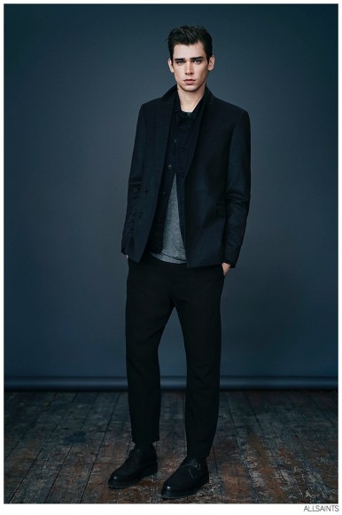 Cole Mohr Models Fall 2014 AllSaints Fashions – The Fashionisto