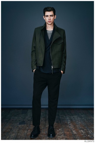 Cole Mohr Models Fall 2014 AllSaints Fashions – The Fashionisto