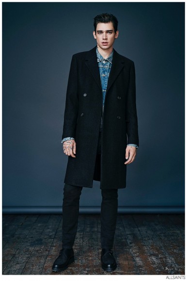 Cole Mohr Models Fall 2014 AllSaints Fashions – The Fashionisto